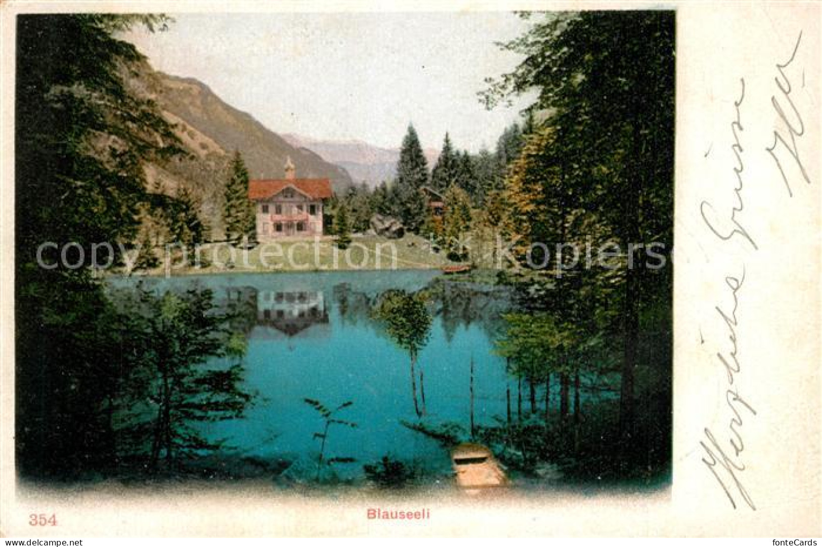 Kandergrund Partie am Blausee