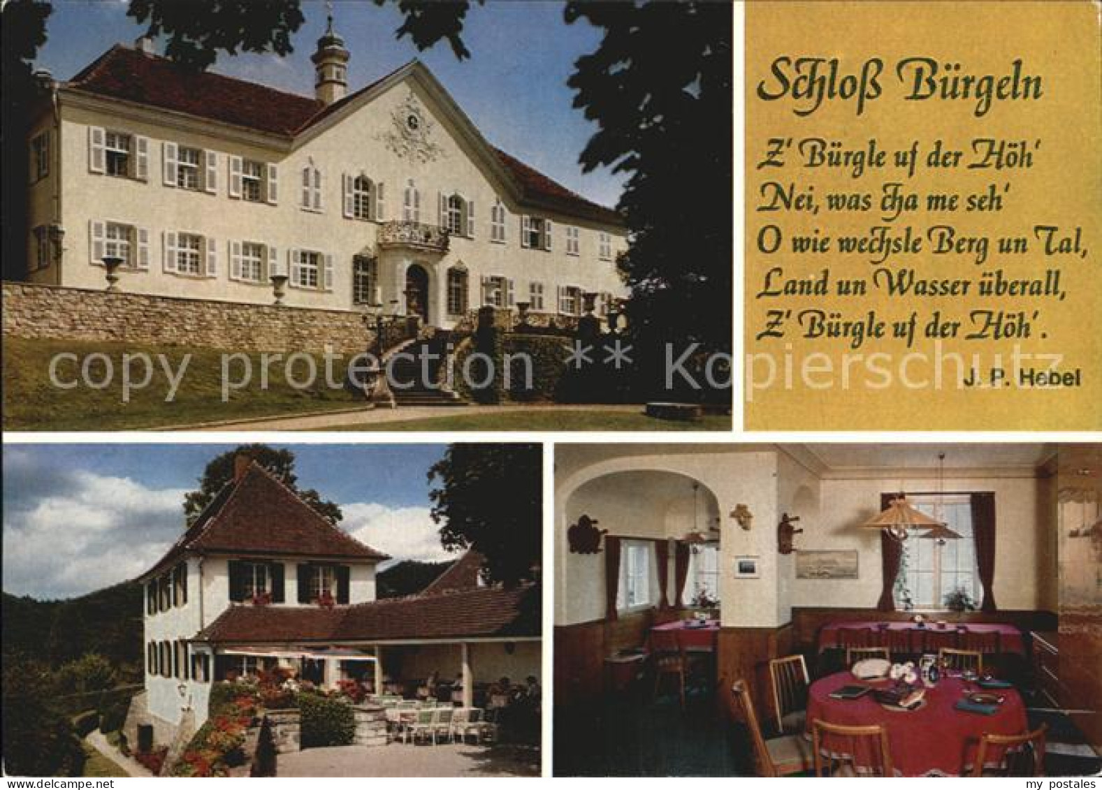 Kandern Schloss Buergeln Restaurant