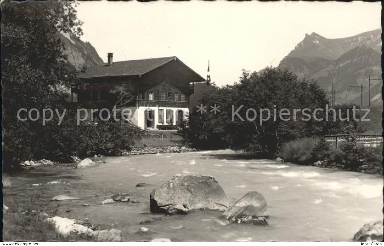 Kandersteg BE Sonntagschulferienheim der Bisch Kirche Lyss und Basel