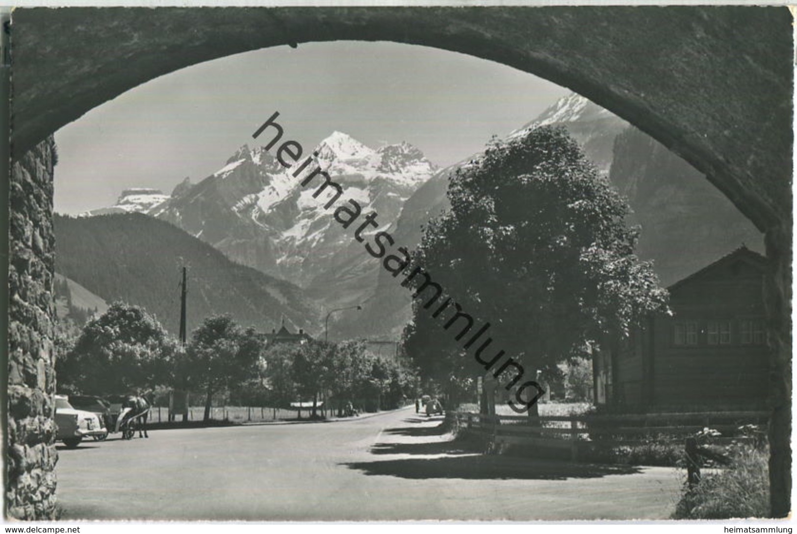 Kandersteg mit Blümlisalpgruppe - Verlag Phot. Peter Ogi  Kandersteg