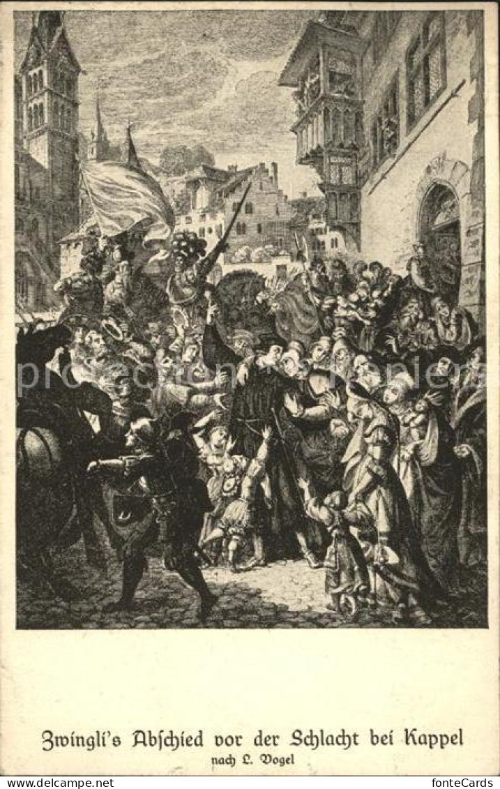 Kappel Albis Zwinglis Abschied vor der Schlacht bei Kappel
