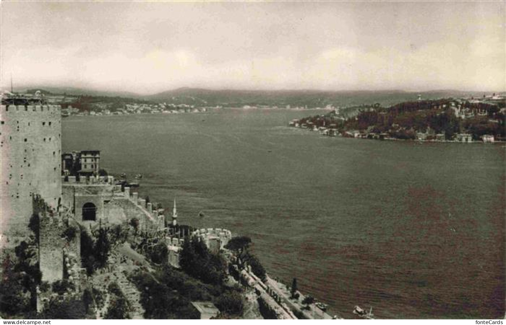 Karabuek Turkije TK Festung Burg Wasserstrasse Panorama Bosporus Befestigungsanl