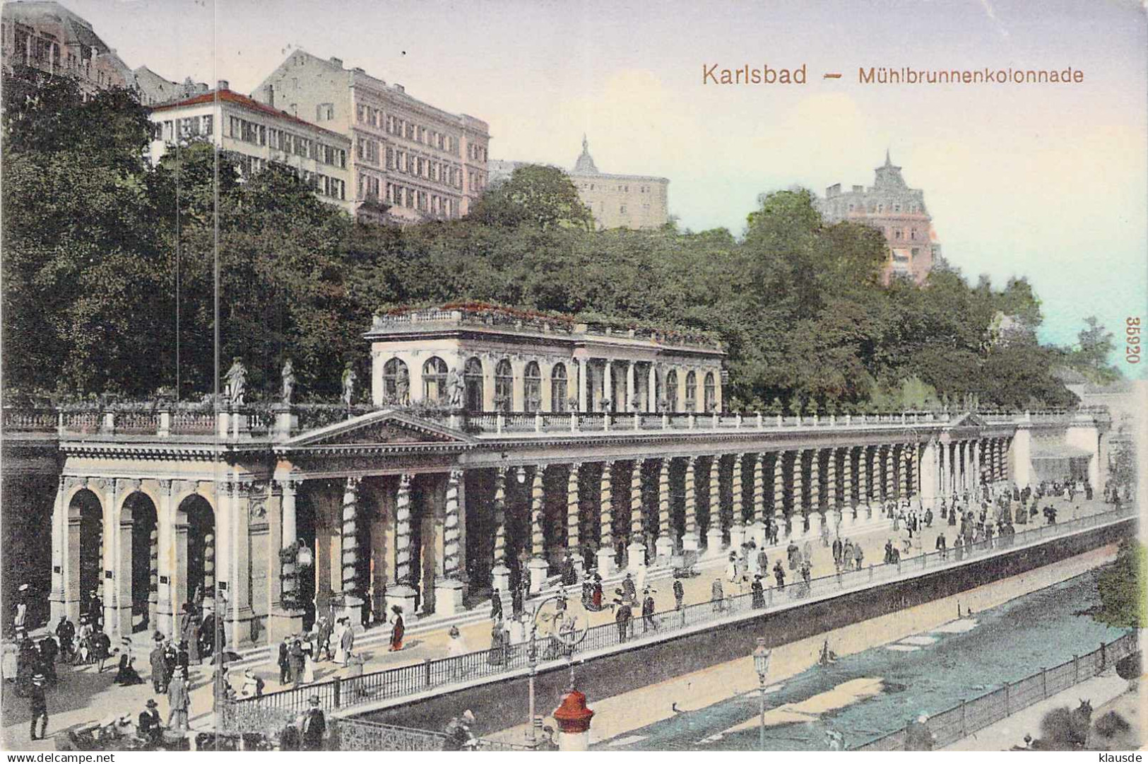Karlsbad - Mühlbrunnen-Colonade gel.1927