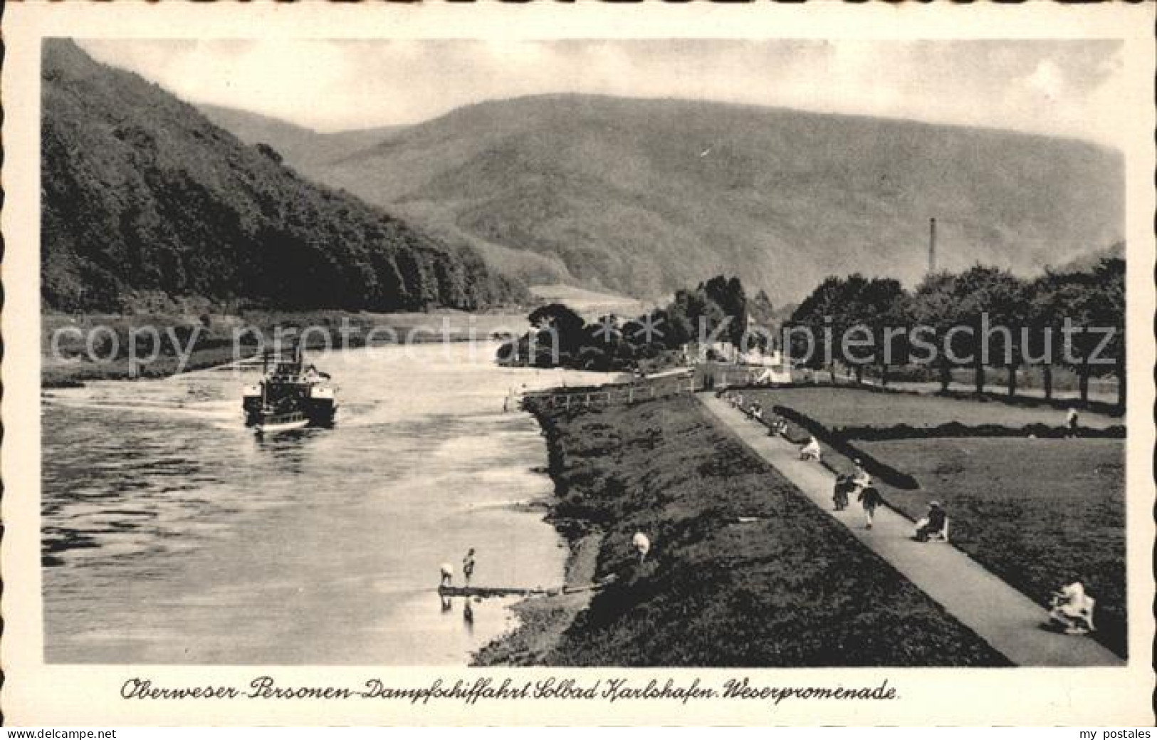 Karlshafen Bad Oberweser- Personen- Dampfschifffahrt