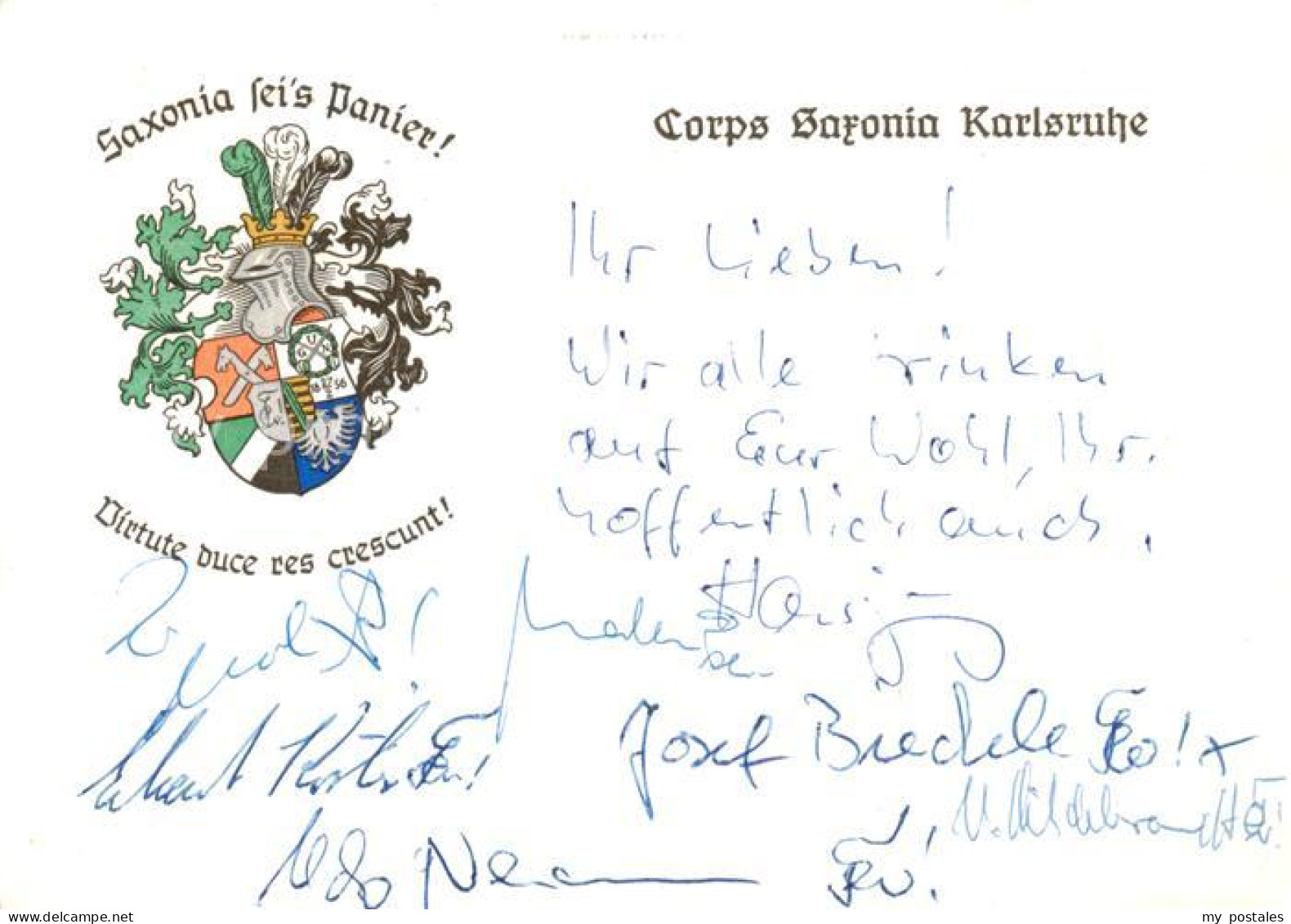 Karlsruhe Baden Corps Saxonia Karlsruhe Wappen