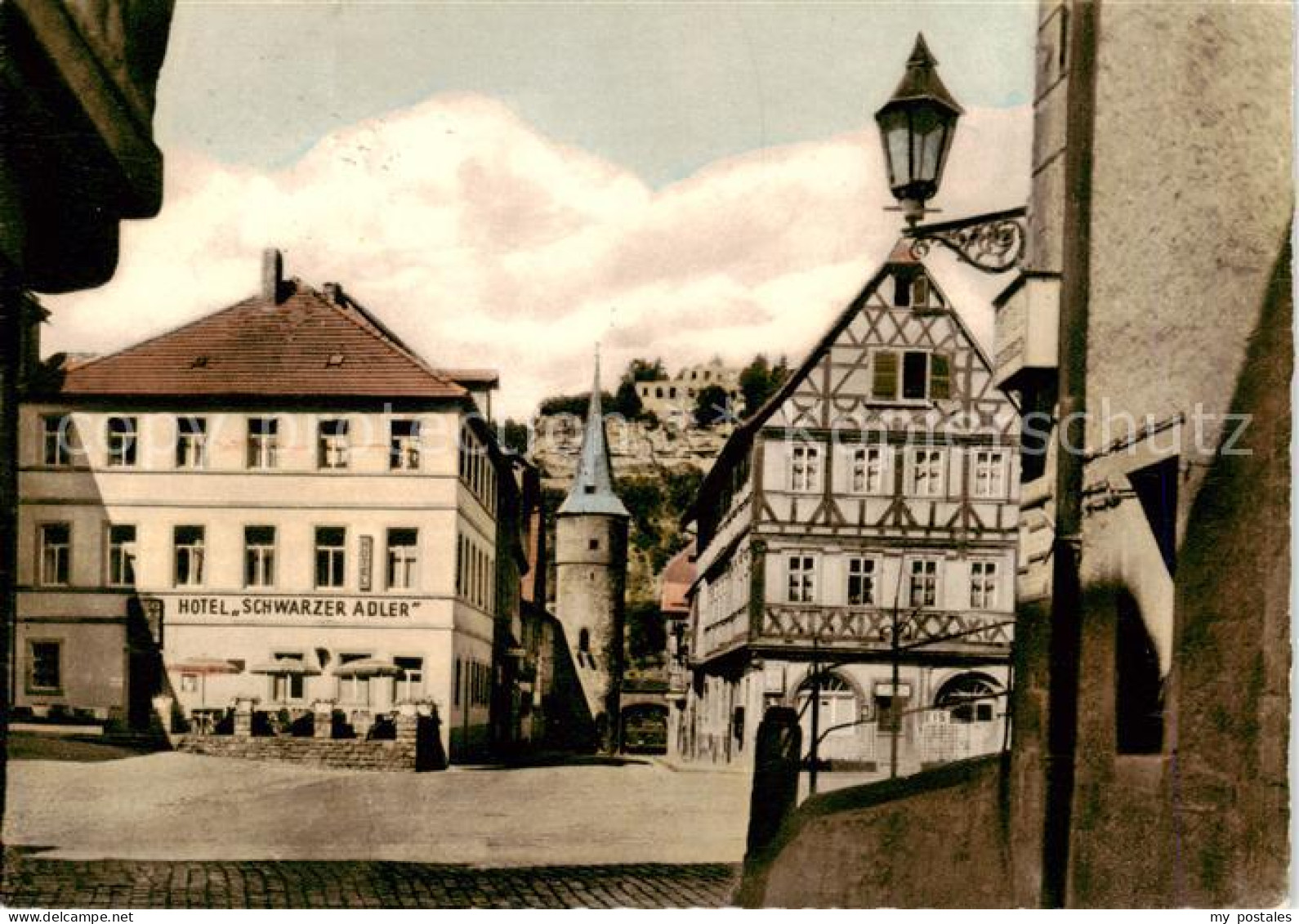 Karlstadt Main Maintor und Karlsburg Hotel Schwarzer Adler