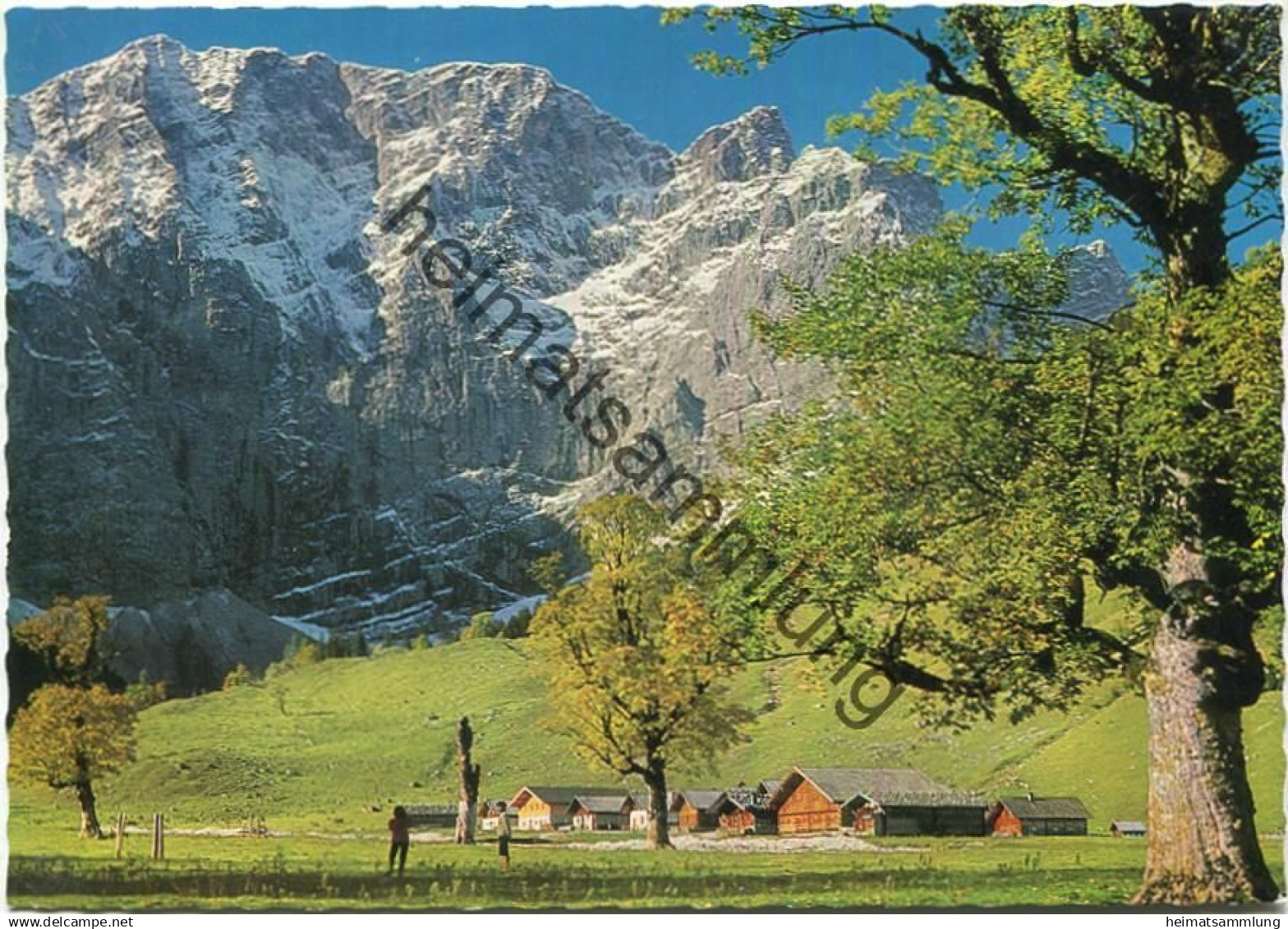Karwendel - Eng Alm am grossen Ahornboden - Verlag Hans Huber Garmisch-Partenkirchen