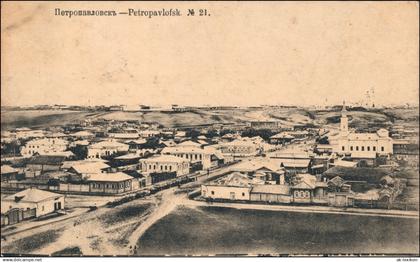 Postcard Petropawl Stadt 1917