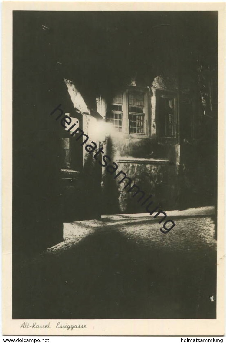 Kassel - Essiggasse - Foto-AK - Verlag Bruno Hansmann Kassel