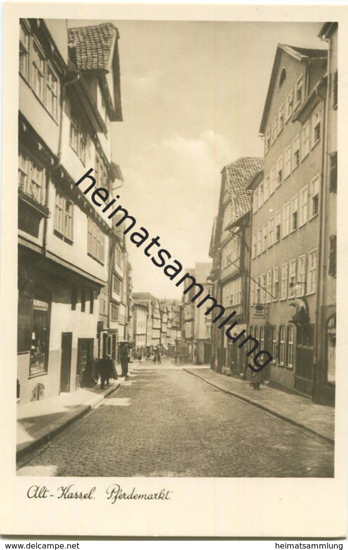 Kassel - Pferdemarkt - Foto-AK - Verlag Bruno Hansmann Kassel