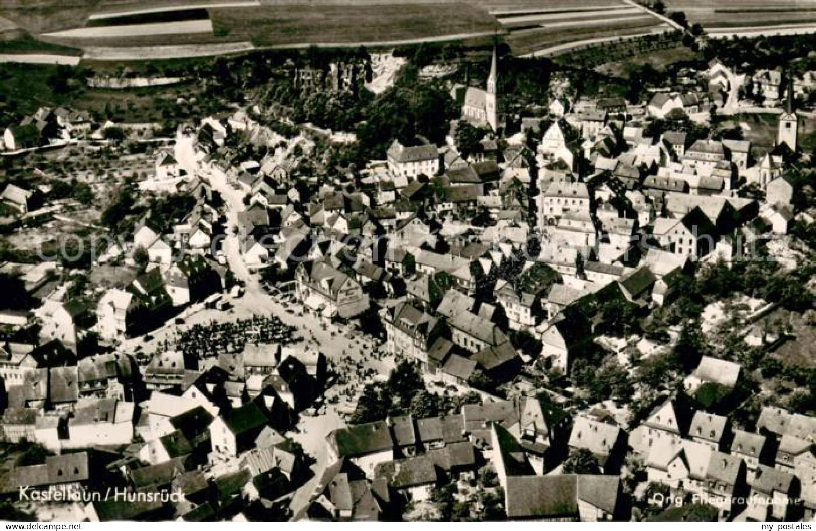 Kastellaun Hunsrueck Fliegeraufnahme