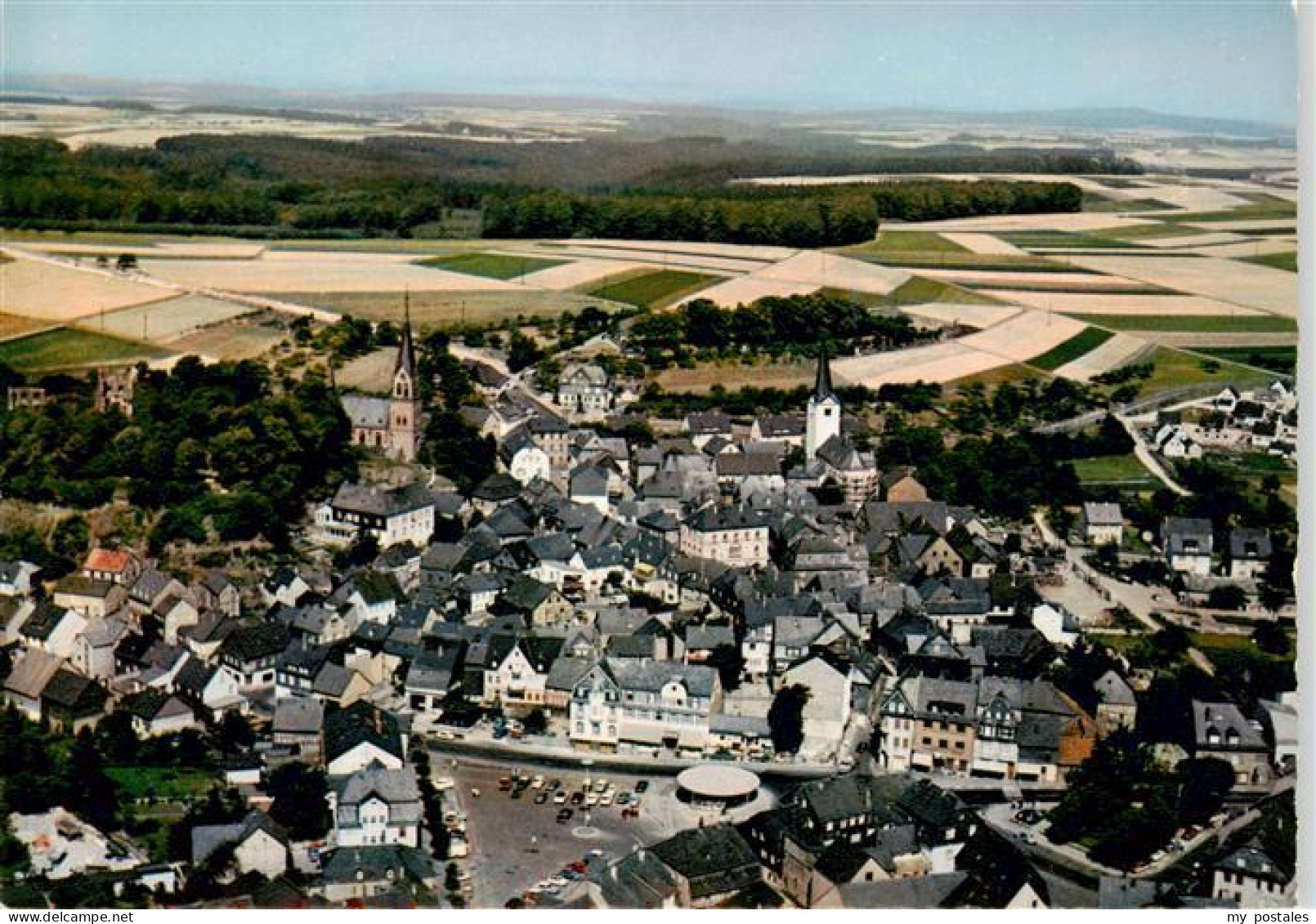 Kastellaun Hunsrueck Fliegeraufnahme