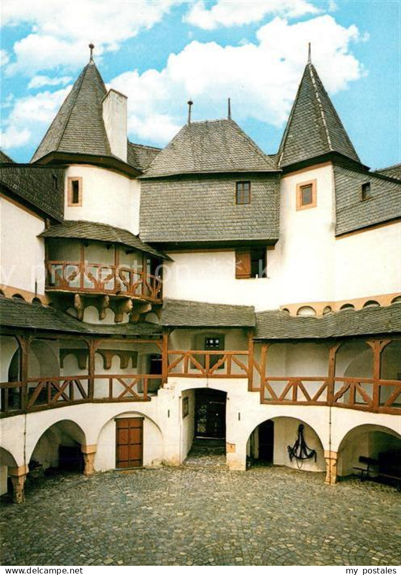 Kaub Burg Pfalzgrafenstein Innenhof
