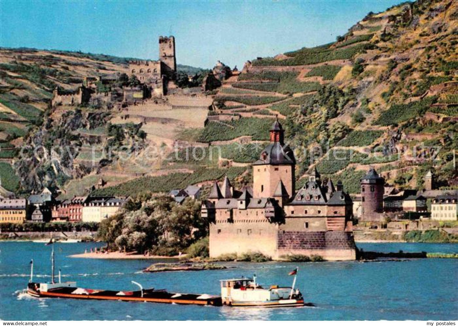 Kaub Die Pfalz Rheinpartie