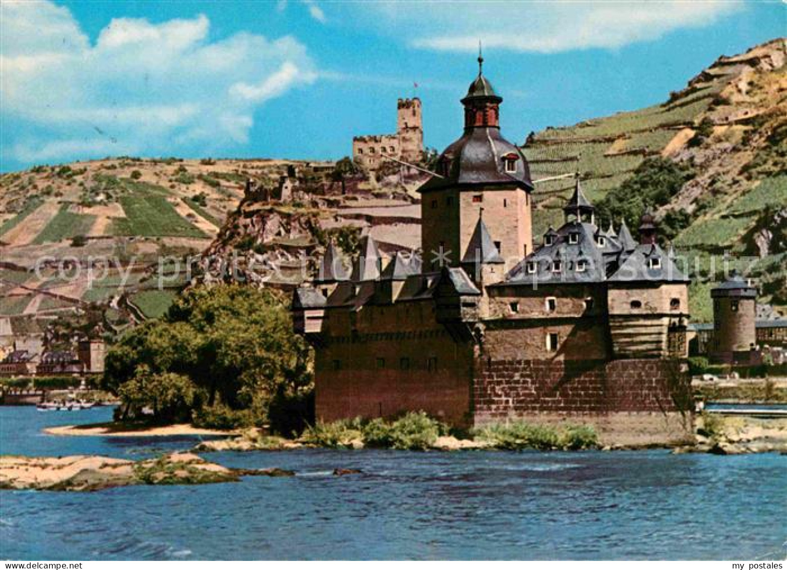 Kaub Rheinpartie mit Pfalz