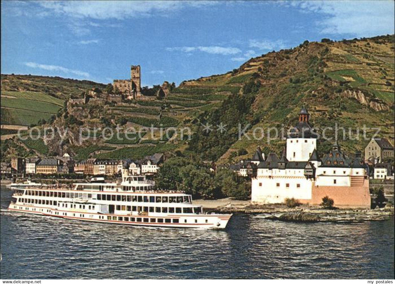 Kaub Schnellschiff Drachenfels Burg