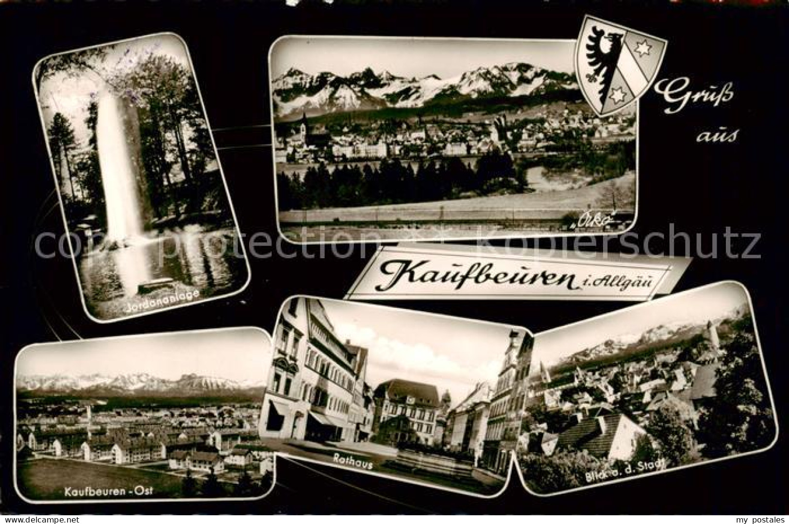 Kaufbeuren Jordananlage Kaufbeuren Ost Panorama Rathaus Stadtblick