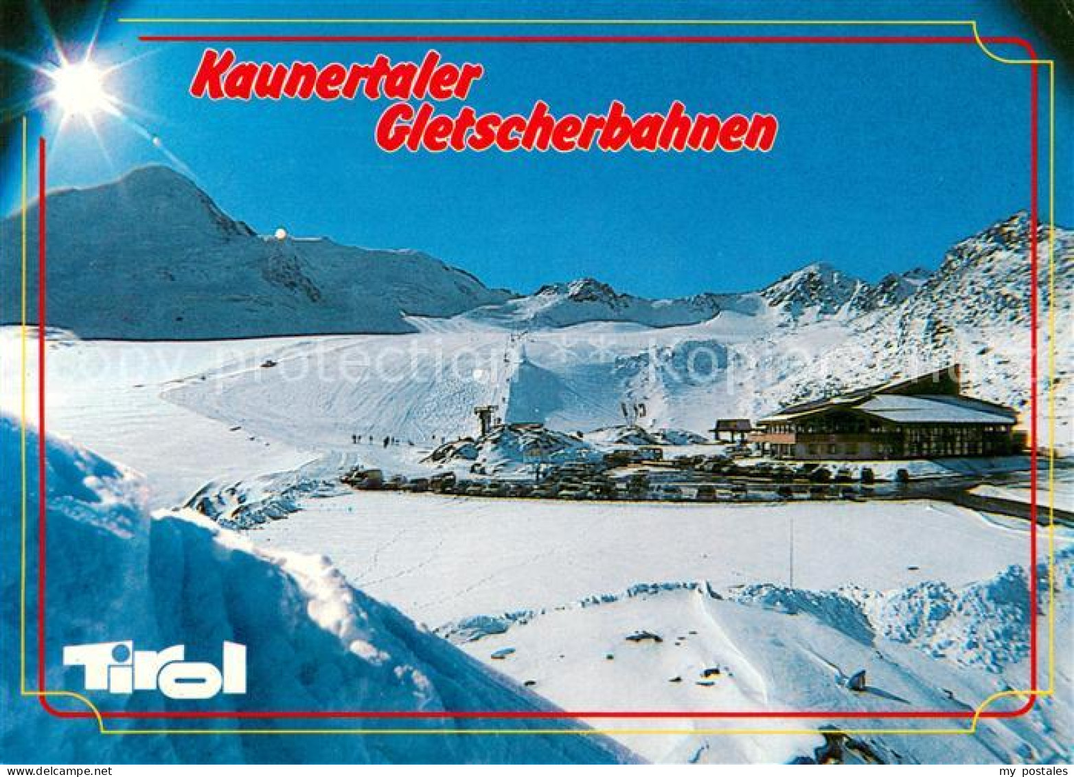 Kaunertal Kaunertaler-Gletscherbahnen Winter Schnee Restaurant-Aussenansicht