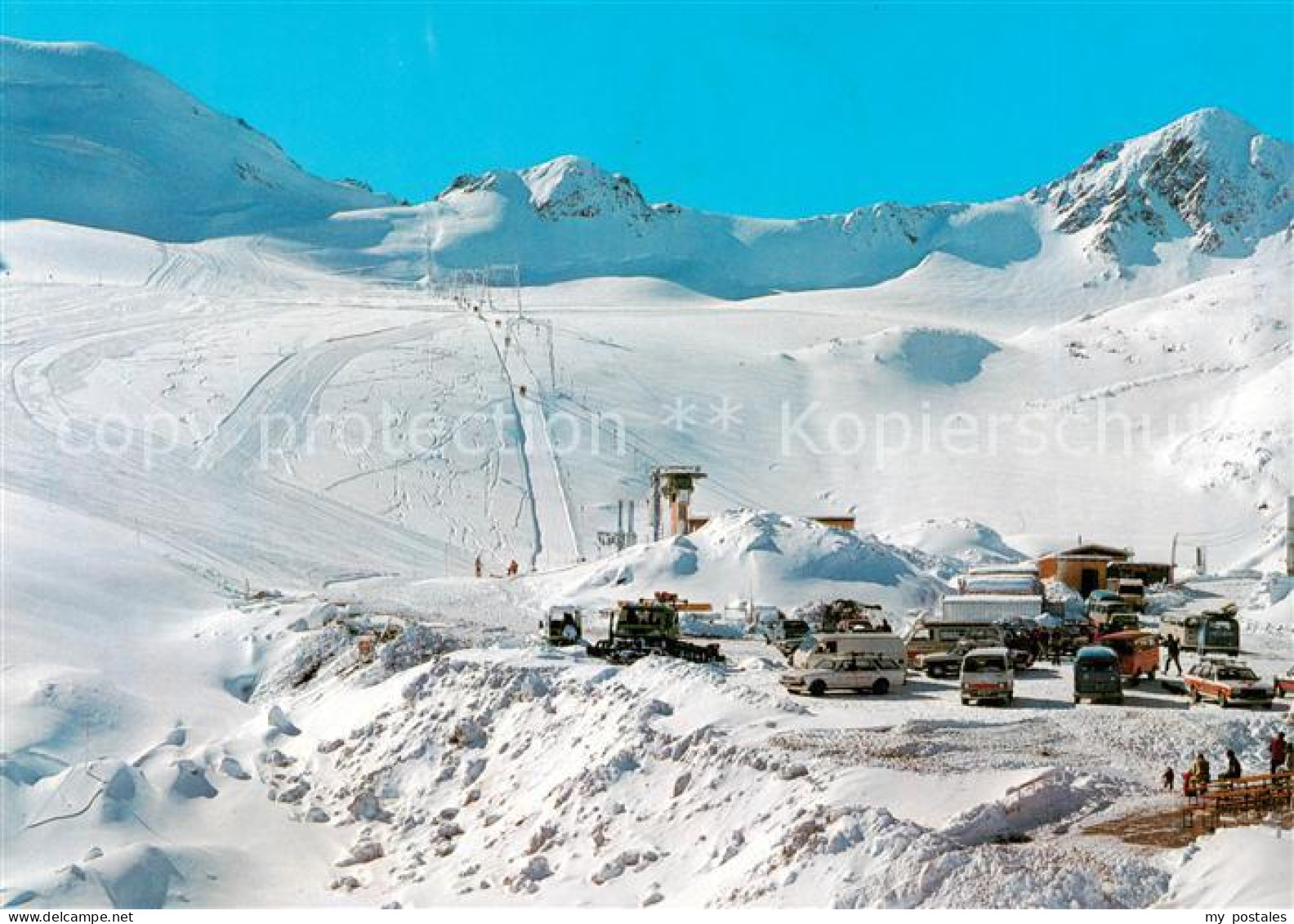 Kaunertal Tirol AT mit Weissseelift