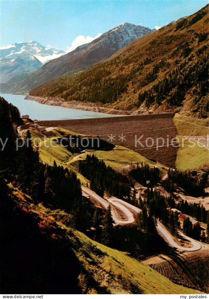 Kaunertal Tirol AT Stausee im Kaunertal m. Weissseespitze