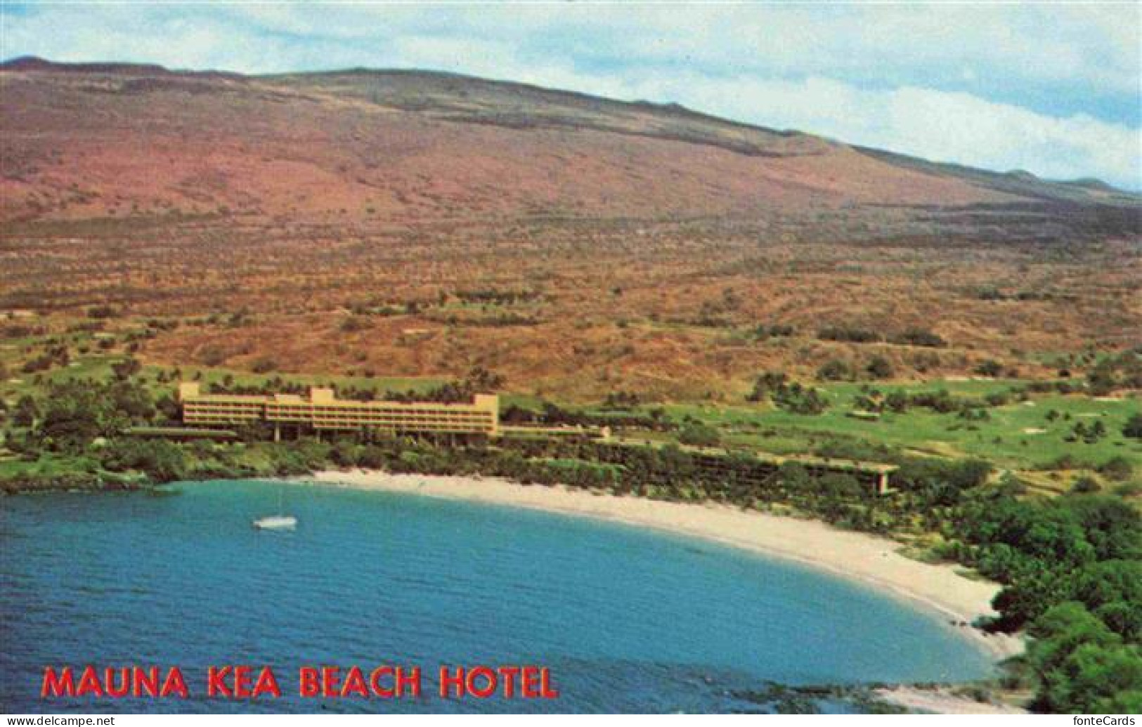 Kawaihae Kawai Kauai Hawaii Island USA Aerial View of Mauna Kea Beach Hotel