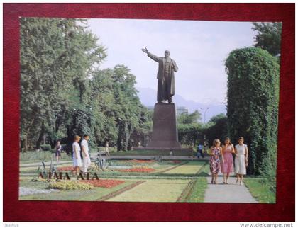 monument to Lenin - Almaty - Alma-Ata - 1984 - Kazakhstan USSR - unused