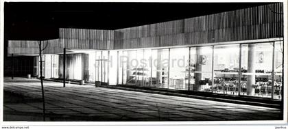 Shevchenko - Aktau - evening view of building - 1972 - Kazakhstan USSR - unused