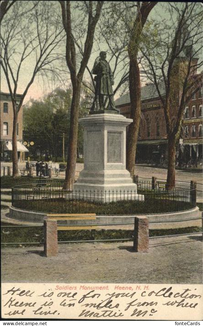 Keene New Hampshire Soldiers Monument
