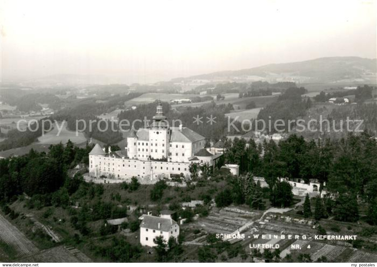 Kefermarkt Fliegeraufnahme Schloss Weinberg