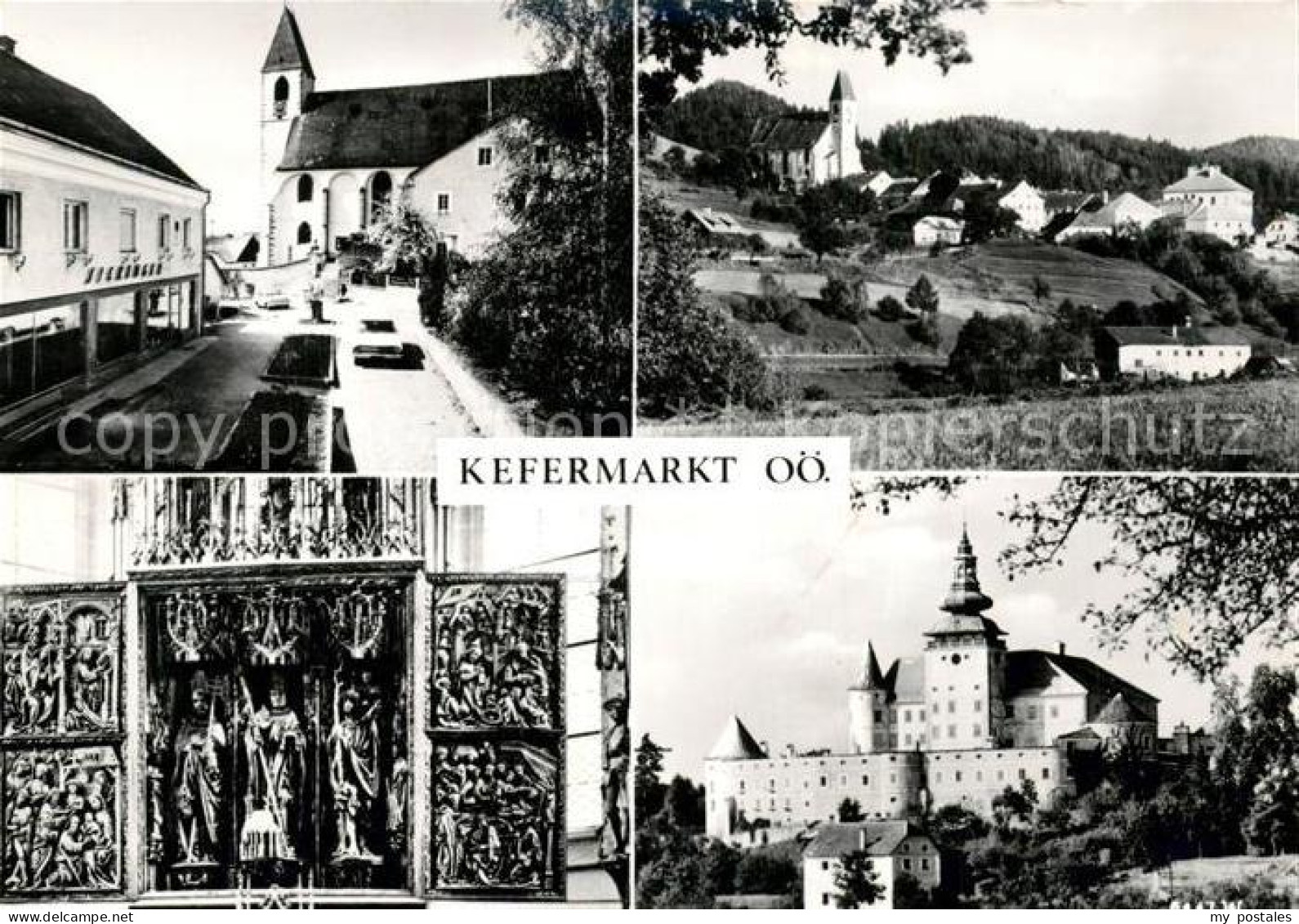Kefermarkt Kirche Schloss Panorama