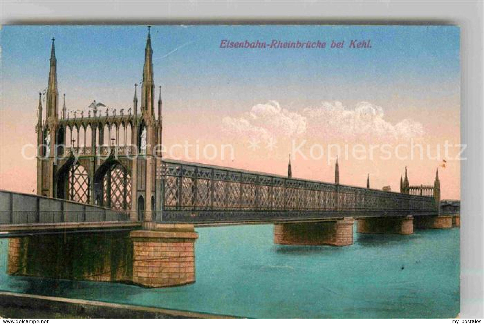 Kehl Rhein Eisenbahnbruecke
