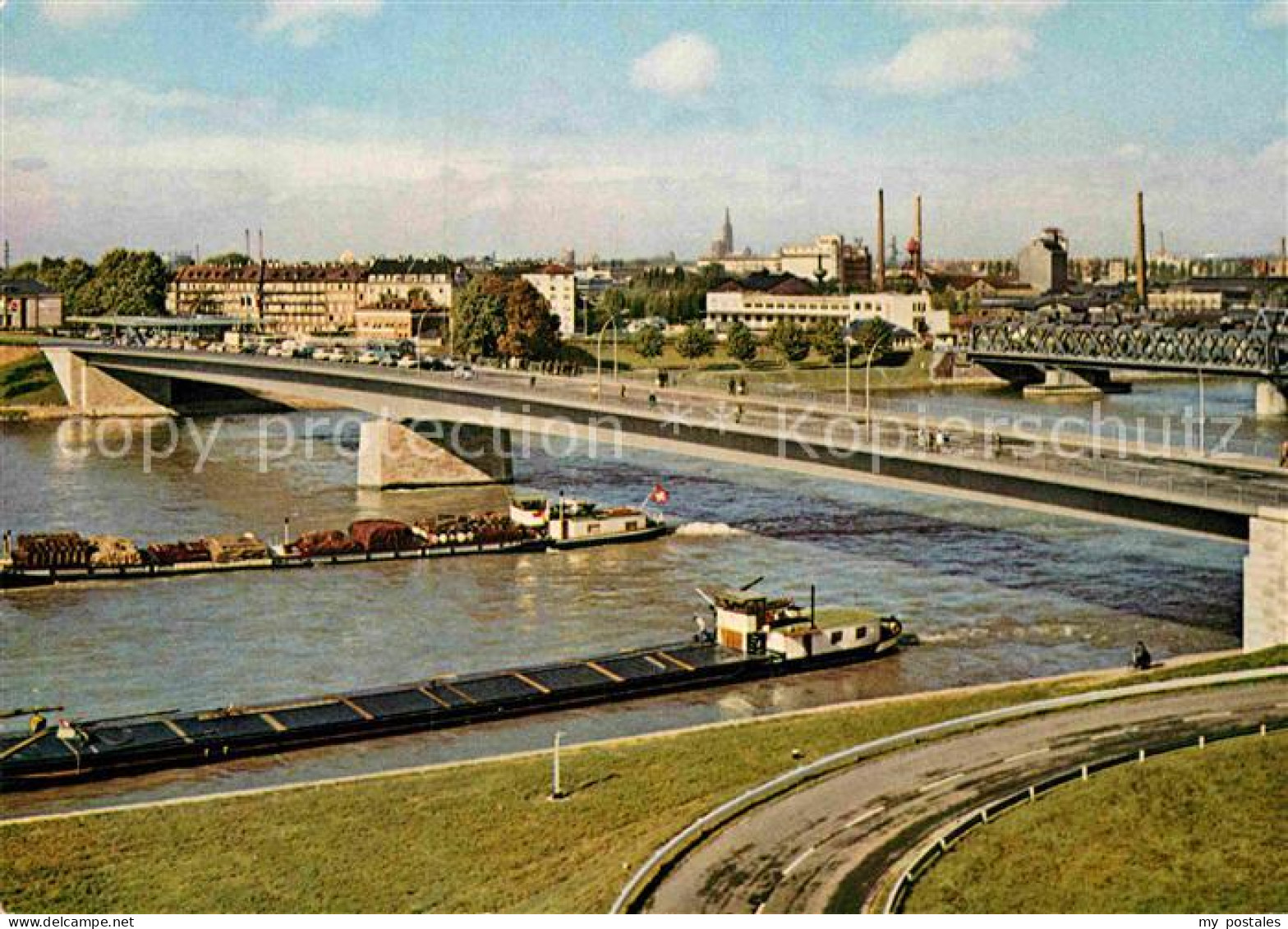 Kehl Rhein Europabruecke Kehl Strassburg