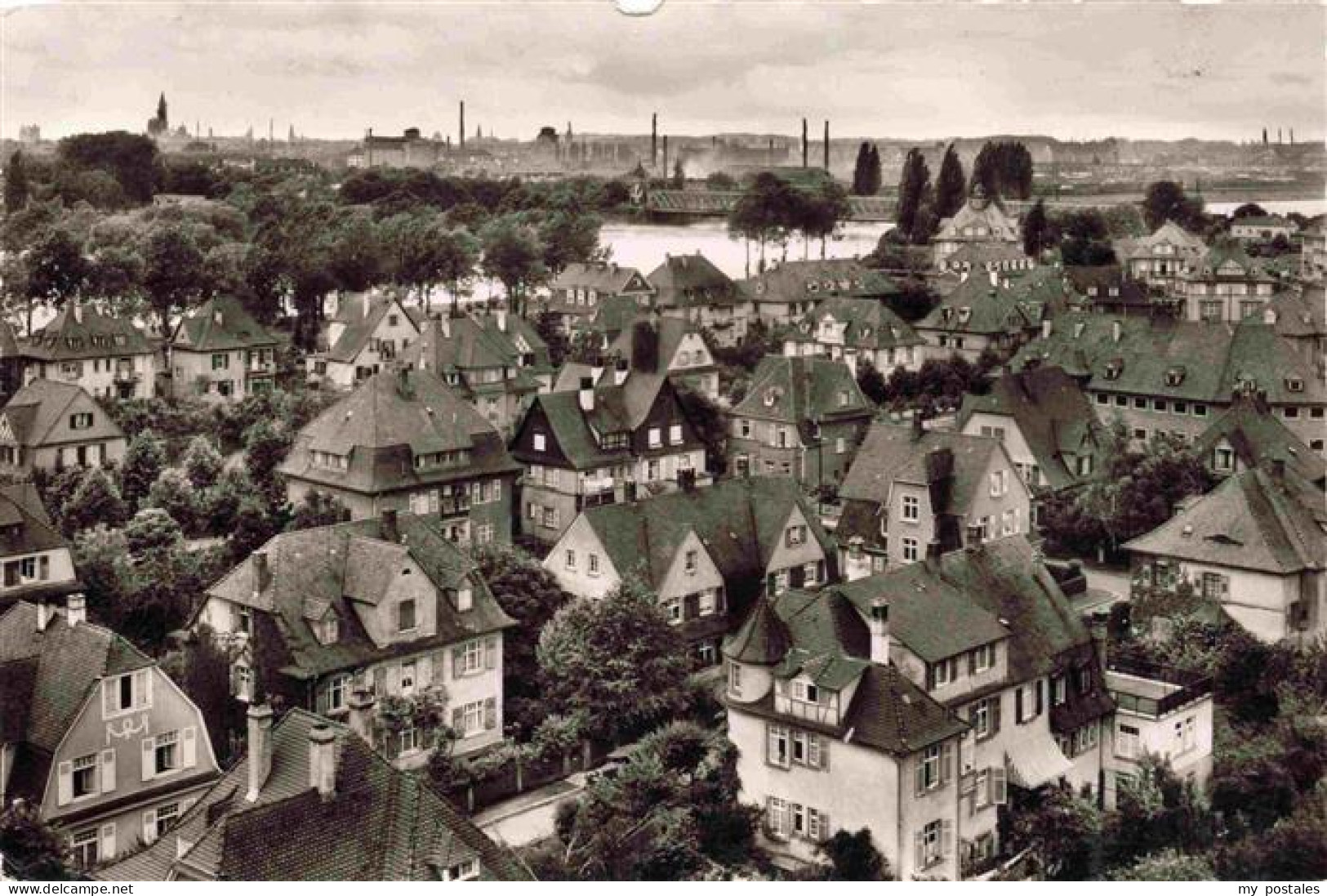 Kehl  Rhein mit Blick nach Strasburg