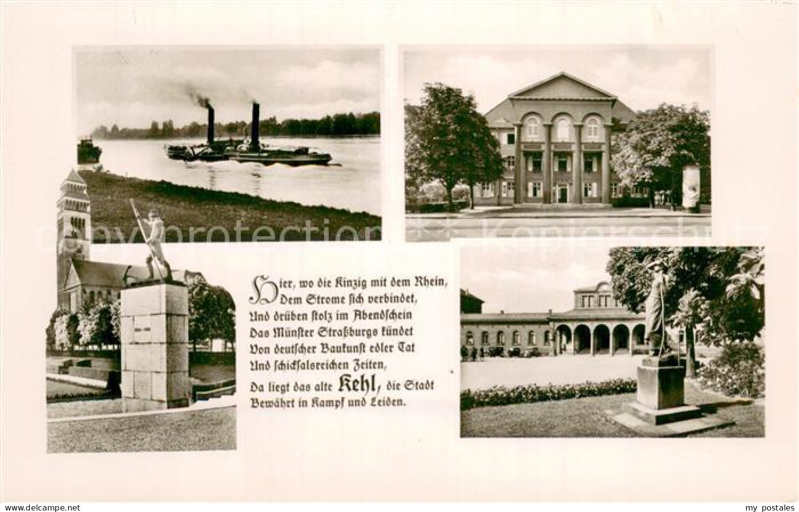 Kehl Rhein Teilansichten