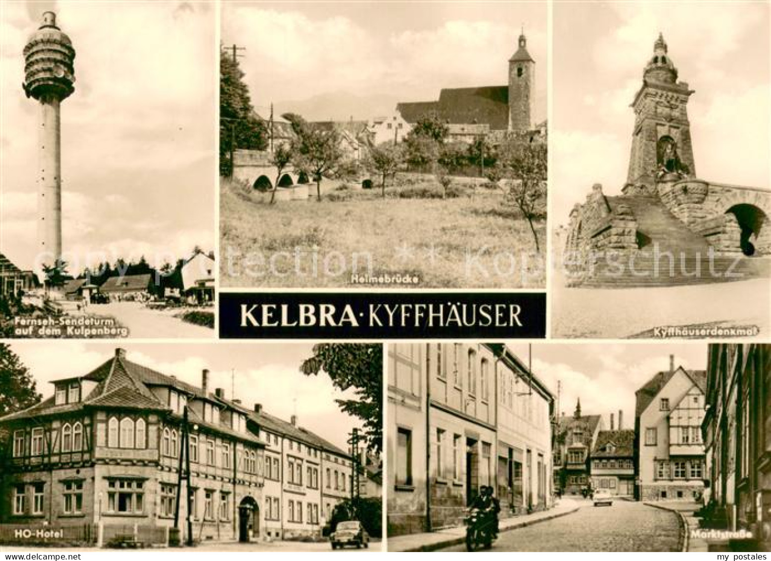 Kelbra Kyffhaeuser Fernsehsendeturm Kulpenberg Helmebruecke Kyffhaeuserdenkmal H