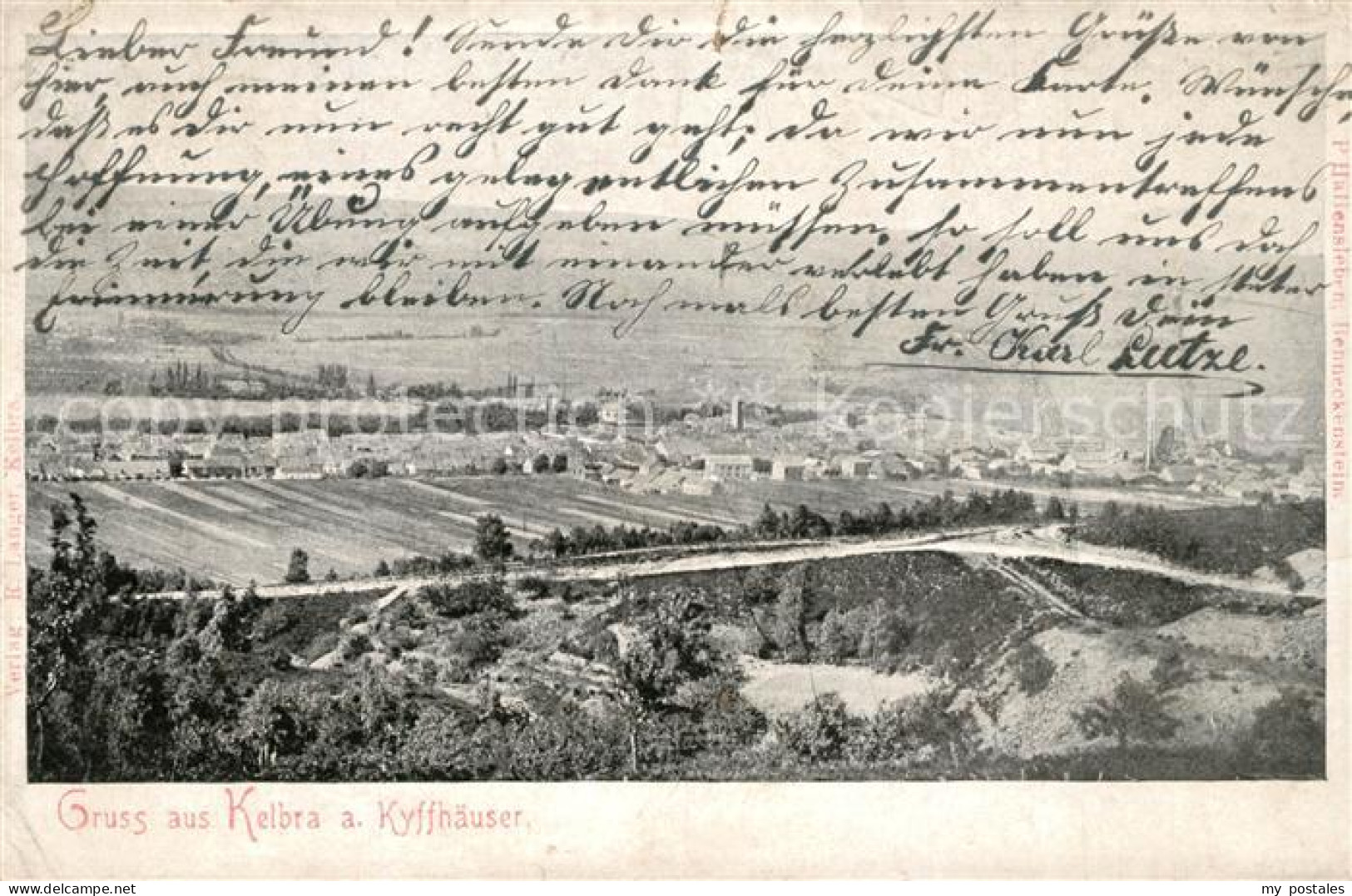 Kelbra Kyffhaeuser Landschaftspanorama