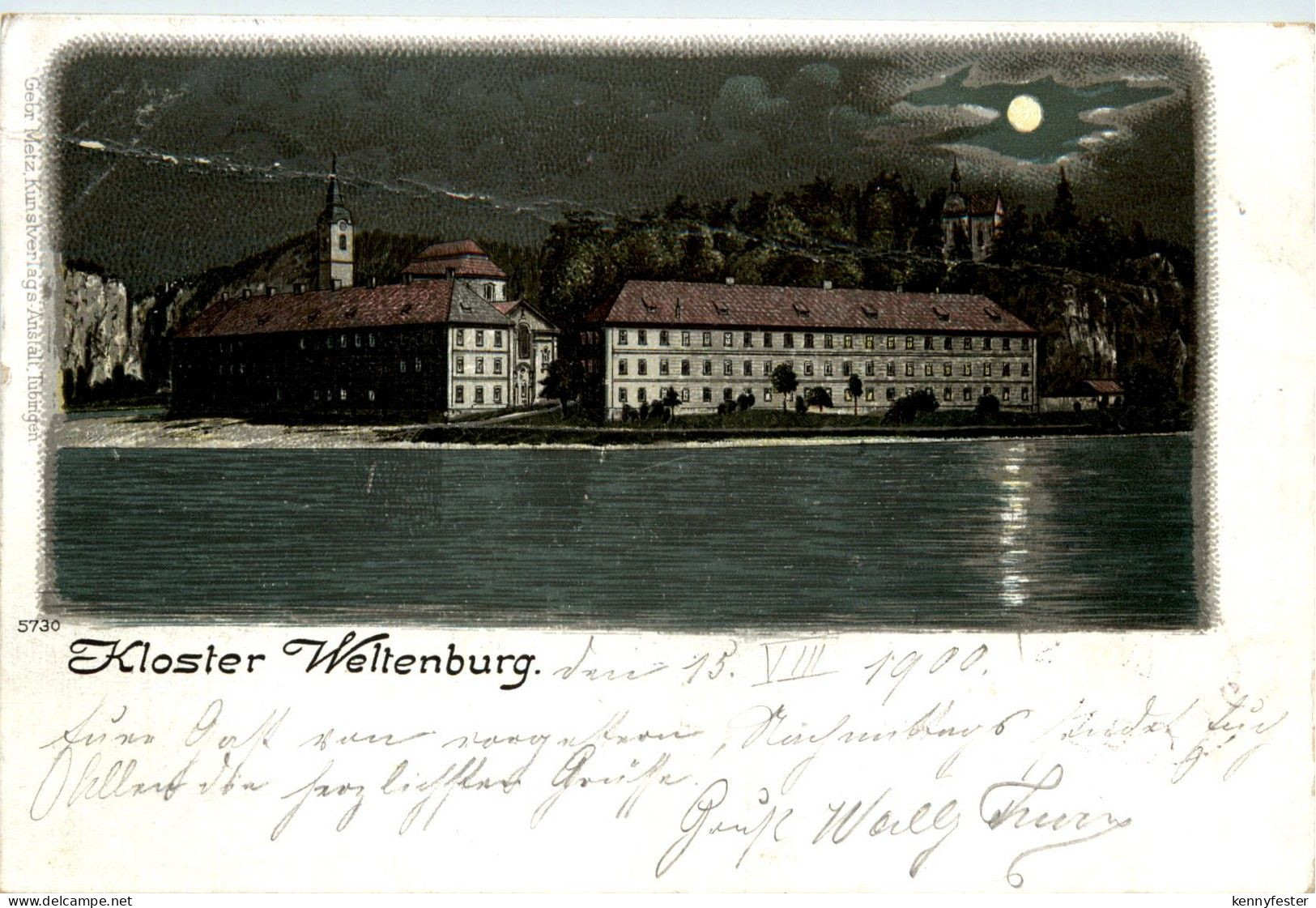 Kelheim - Kloster Weltenburg - Litho