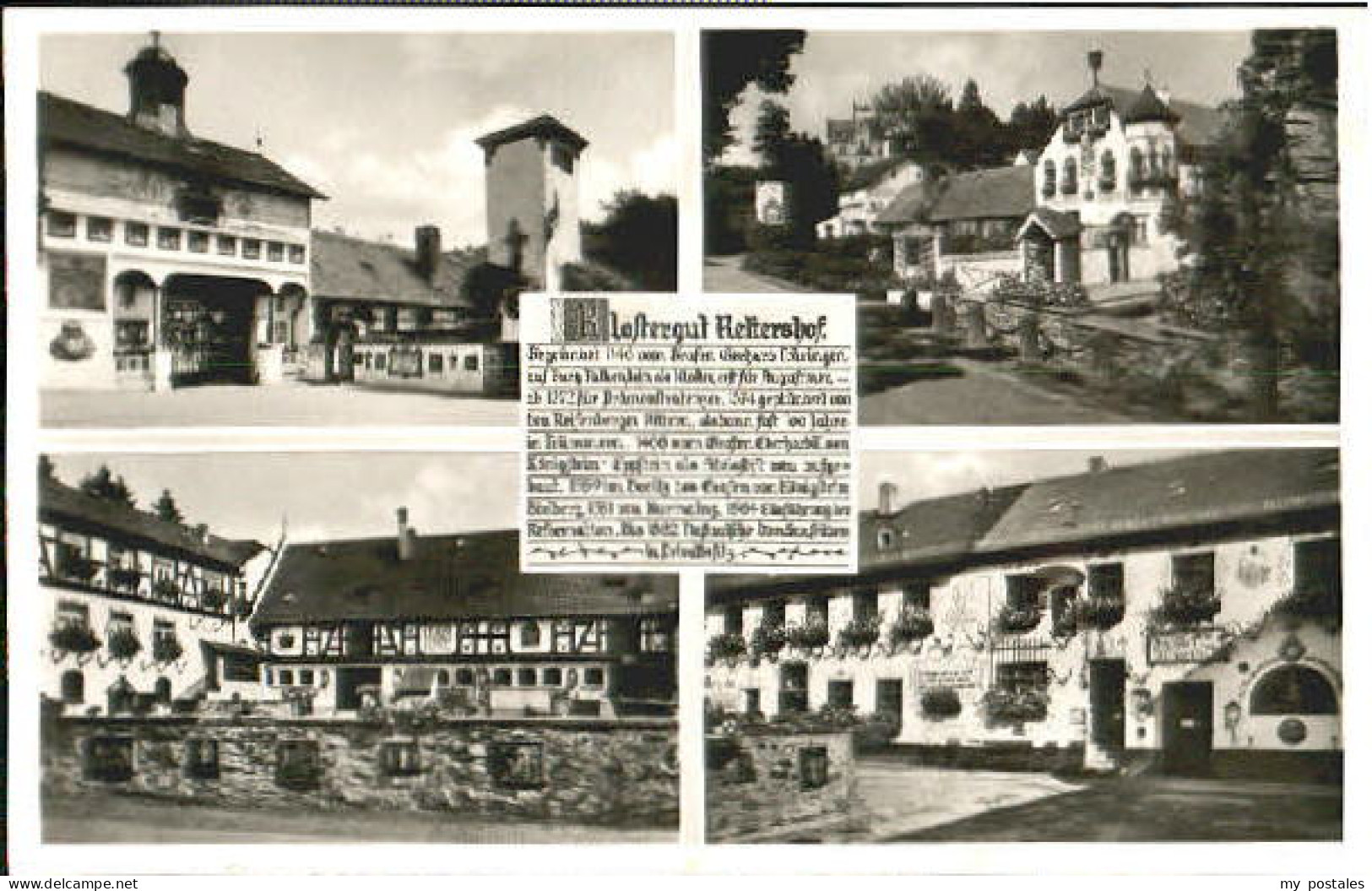 Kelkheim Klostergut Rettershof ungelaufen ca. 1955