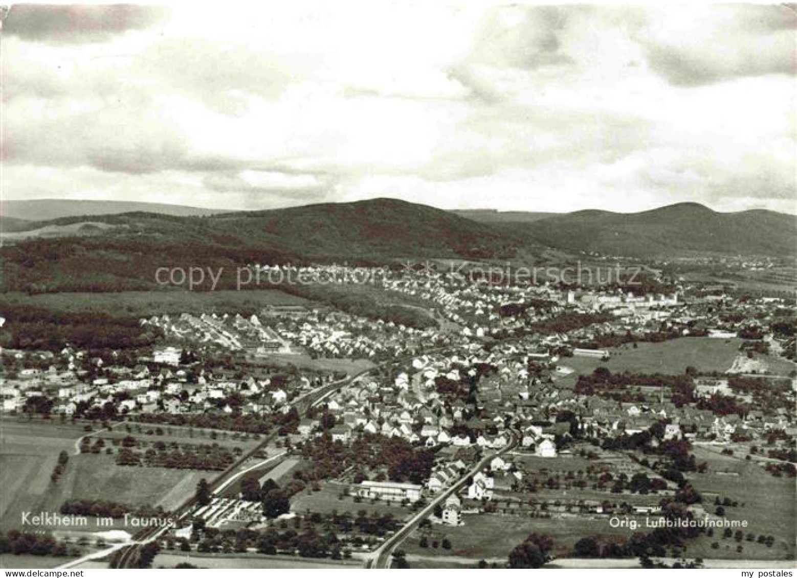 Kelkheim Original Luftbildaufnahme