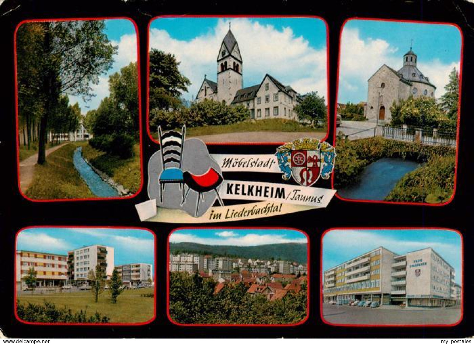 Kelkheim Orts und Teilansichten Kirchen