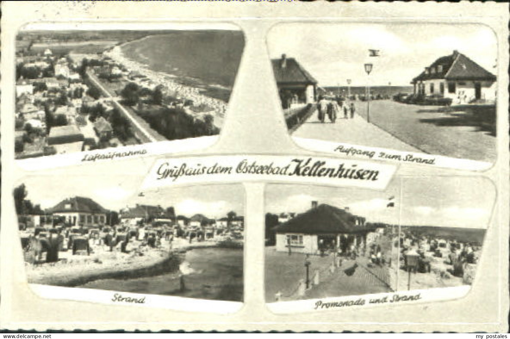 Kellenhusen Ostseebad Kellenhusen Strand Promenade x 1960