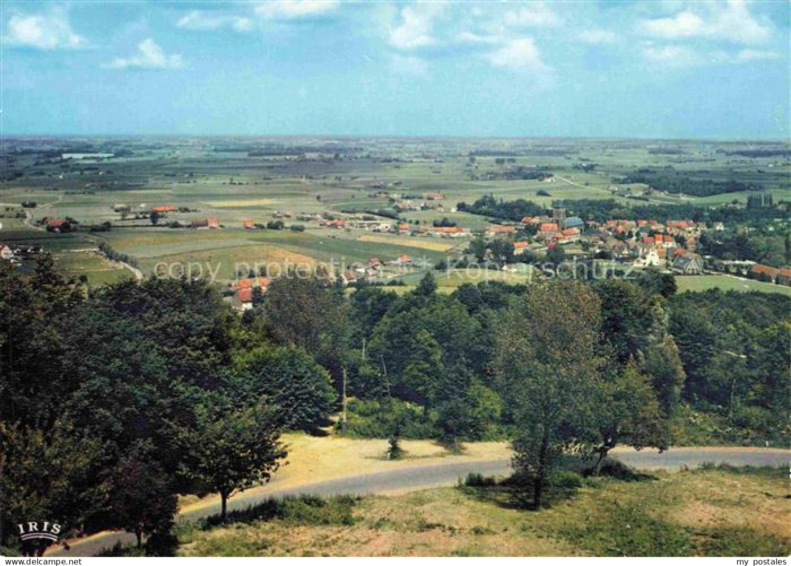 Kemmelberg Heuvelland West-Vlaanderen Belgie Panorama Mont Kemmel