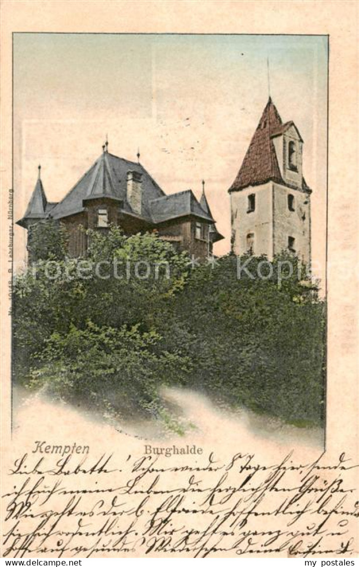 Kempten Allgaeu Burghalde