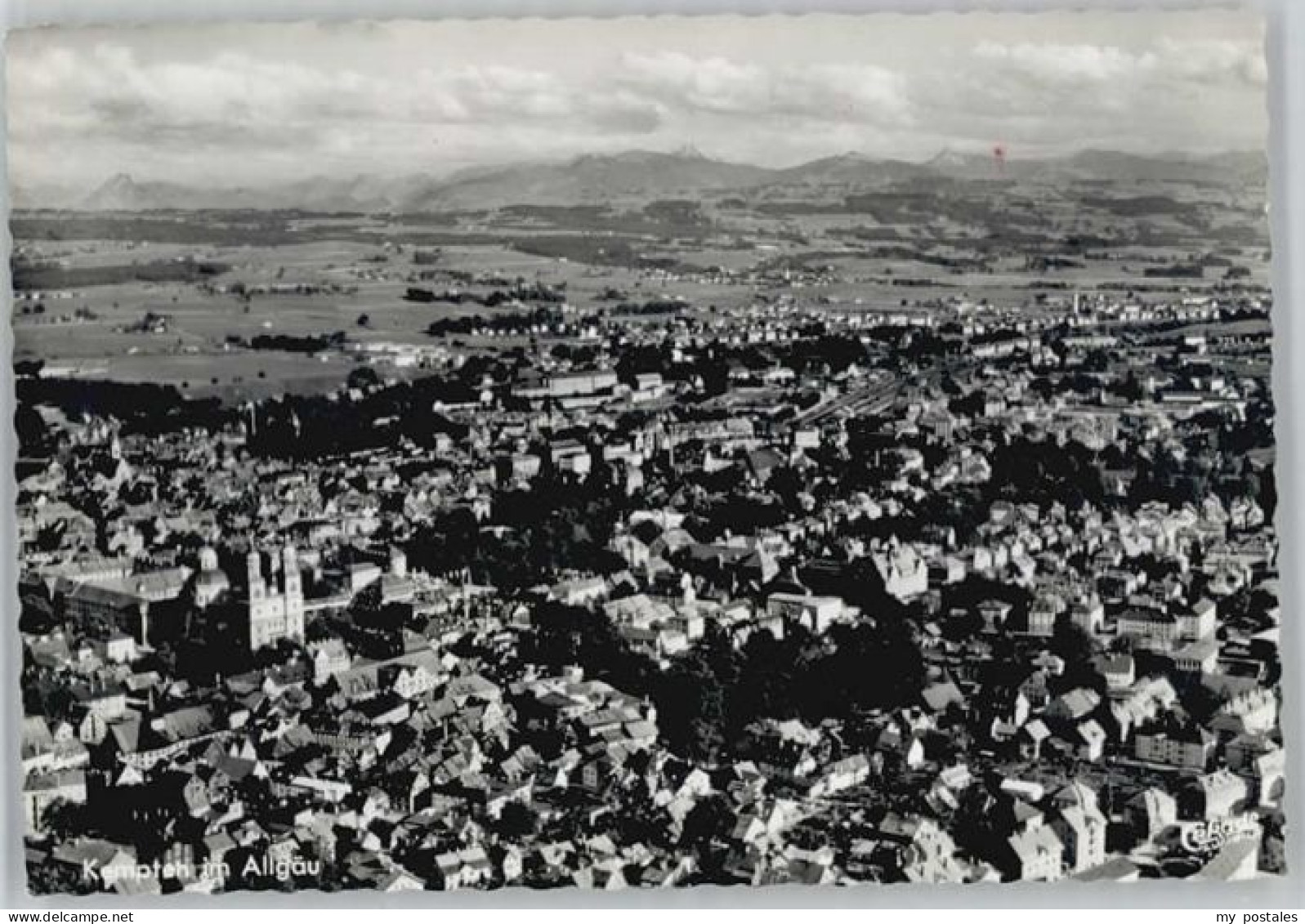Kempten Allgaeu Fliegeraufnahme