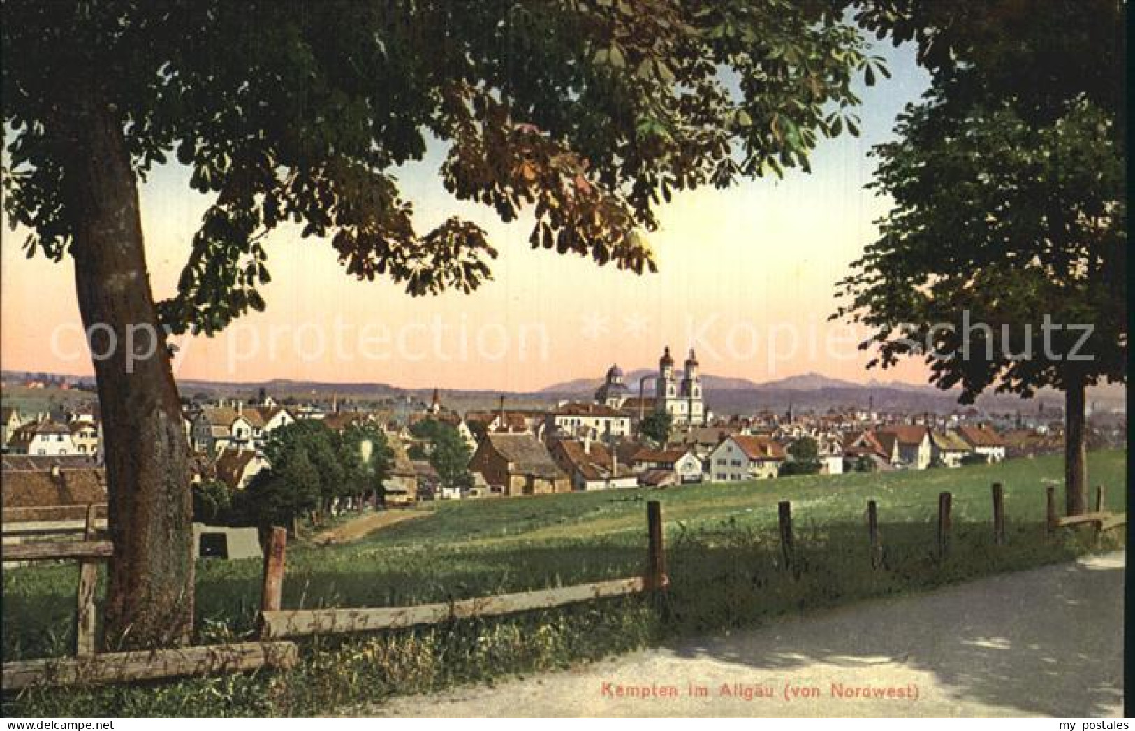 Kempten Allgaeu Stadtblick