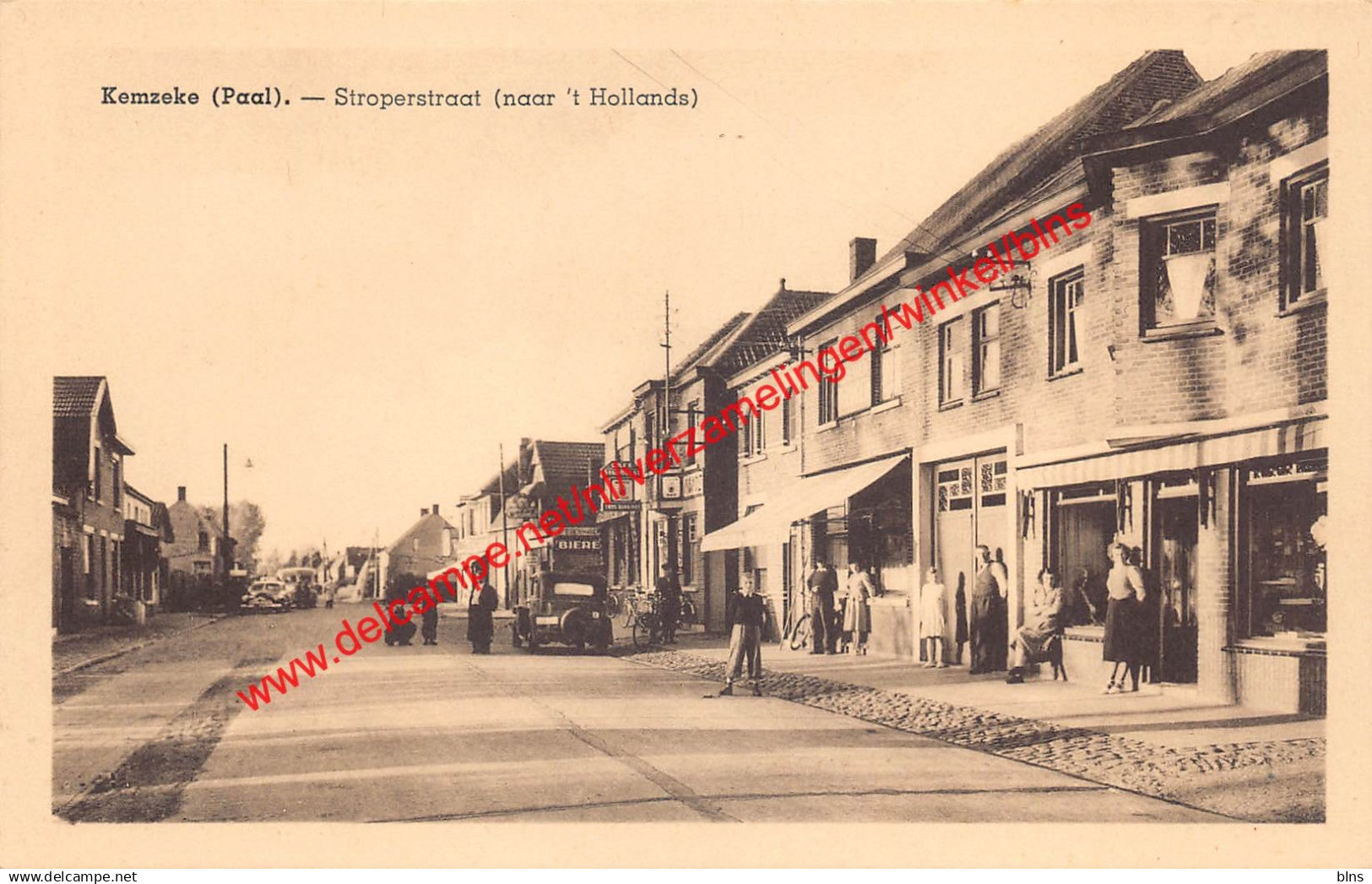 Kemzeke - Stroperstraat naar 't Hollands - Stekene