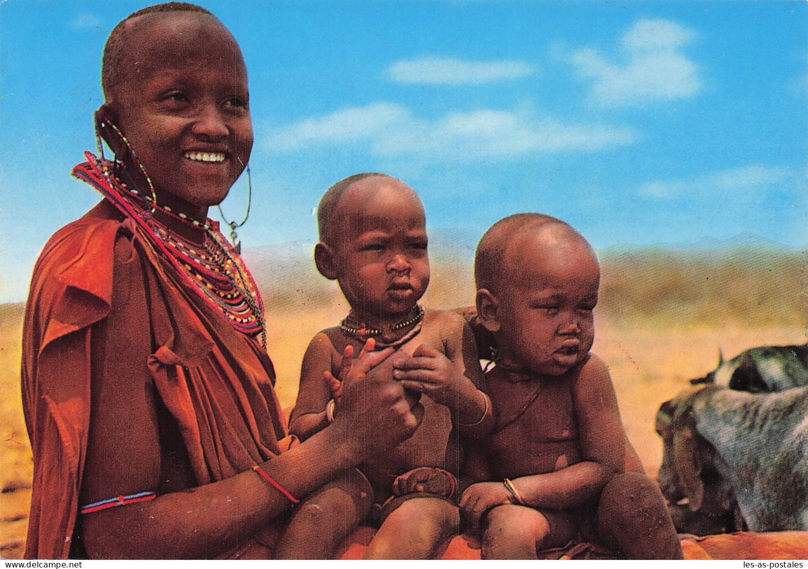 KENIA  MERE AVEC ENFANTS