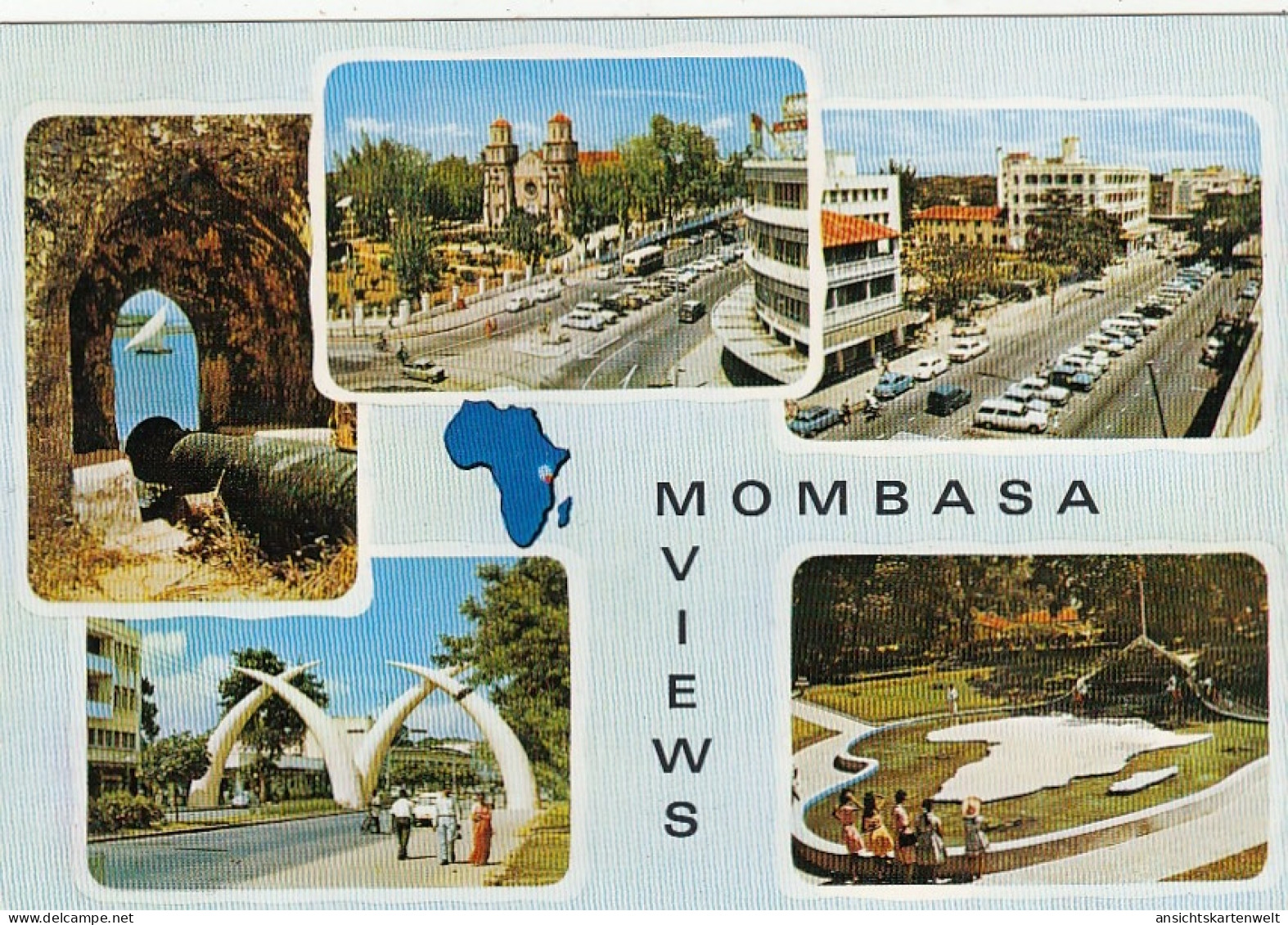 Kenia, Mombasa, Mehrbildkarte gl1978 #F9389