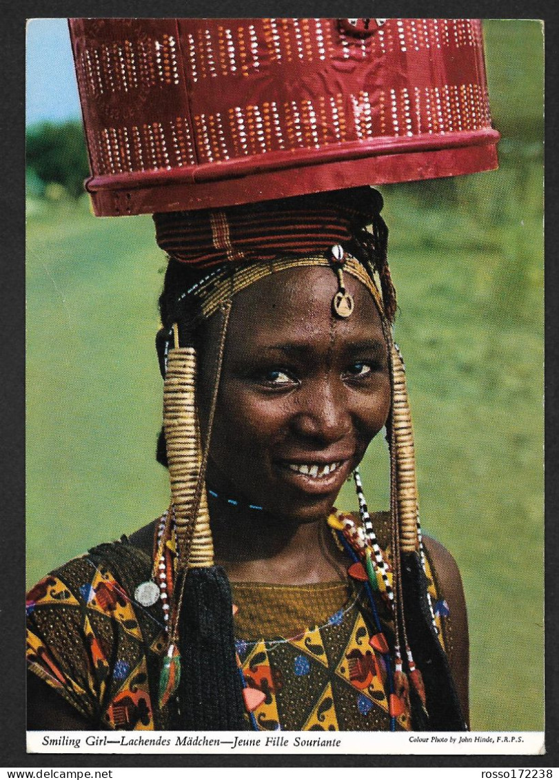 Kenia women postcard used 1972
