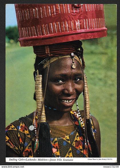 Kenia women postcard used 1972